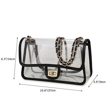 Lam Gallery Women's PVC Clear Purse for Events