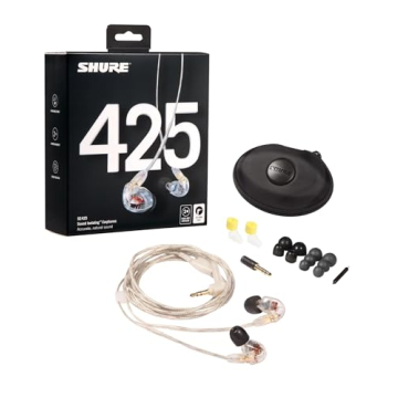 Shure SE425 PRO Wired Earbuds - Premium Sound & Fit