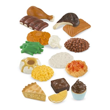 Melissa & Doug Food Fun Combine & Dine Dinners - Red - Realistic Play Food For Kids Kitchen, Pretend...