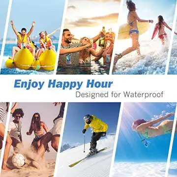 FRiEQ Waterproof Phone Pouch 2 Pack for All Adventures