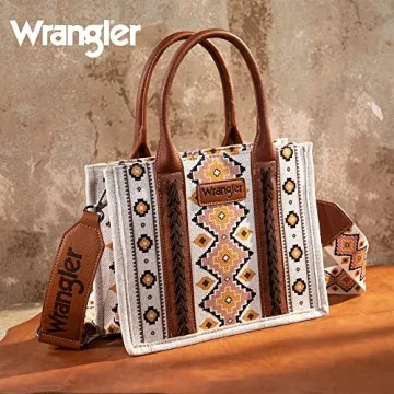 Boho Aztec Wrangler Tote Bag for Women - Stylish