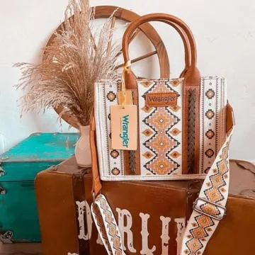 Boho Aztec Wrangler Tote Bag for Women - Stylish