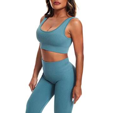YUMSUN Matching Workout Sets for Women Activewear