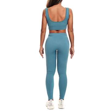 YUMSUN Matching Workout Sets for Women Activewear
