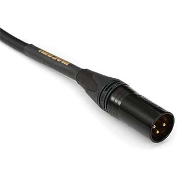 Mogami GOLD-AES-06 Digital/Analog Microphone Patch Cable, Gold 3-Pin XLR-F to XLR-M, 6 ft.