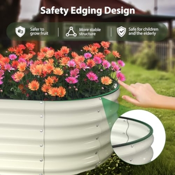 Winpull Raised Garden Bed Kit - 6x3x1.5 ft Durable Planter Box