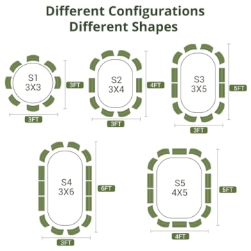 Winpull Raised Garden Bed Kit - 6x3x1.5 ft Durable Planter Box