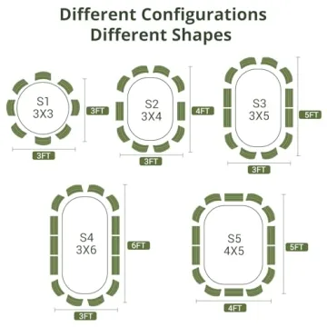 Winpull Raised Garden Bed Kit - 6x3x1.5 ft Durable Planter Box