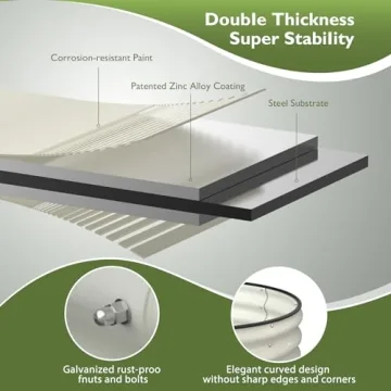 Winpull Raised Garden Bed Kit - 6x3x1.5 ft Durable Planter Box