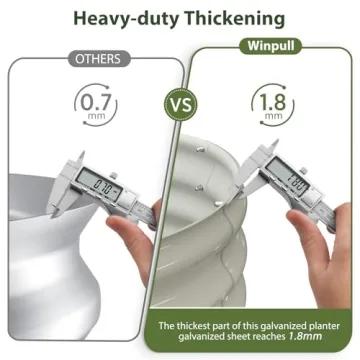 Winpull Raised Garden Bed Kit - 6x3x1.5 ft Durable Planter Box