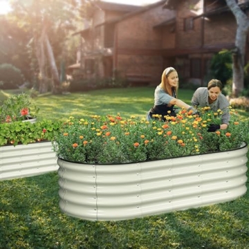 Winpull Raised Garden Bed Kit - 6x3x1.5 ft Durable Planter Box