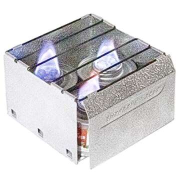 New & Improved! Emergency Cooking Fuel Storage Set with Stove, 20+ Year Shelf Life. 12 Fuel Cans Pack