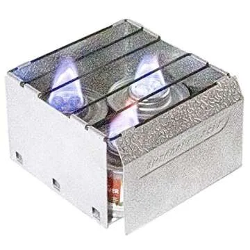 New & Improved! Emergency Cooking Fuel Storage Set with Stove, 20+ Year Shelf Life. 12 Fuel Cans Pack