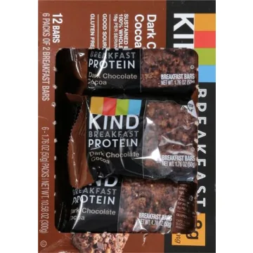 KIND Gluten Free Dark Chocolate Cocoa Bars 8g Protein