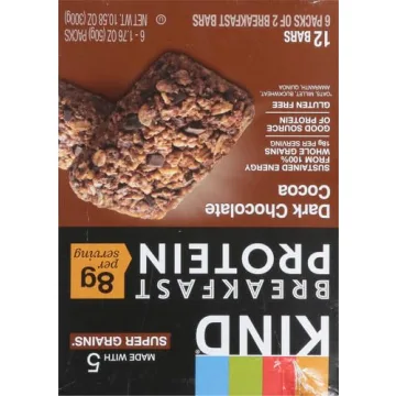 KIND Gluten Free Dark Chocolate Cocoa Bars 8g Protein