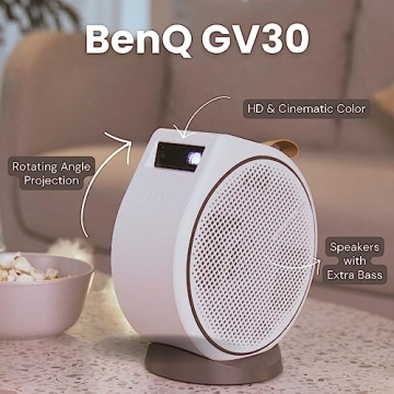 BenQ GV30 Portable HD Projector with Android TV & Bass