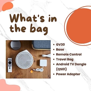 BenQ GV30 Portable HD Projector with Android TV & Bass