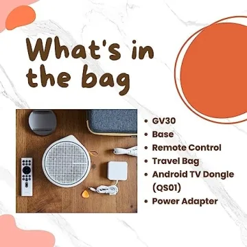 BenQ GV30 Portable HD Projector with Android TV & Bass