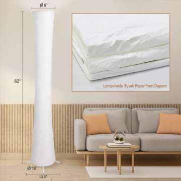 Elegant WORLD WIN Smart RGB Floor Lamp with Music Sync