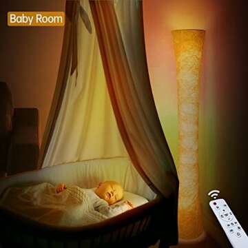 Elegant WORLD WIN Smart RGB Floor Lamp with Music Sync