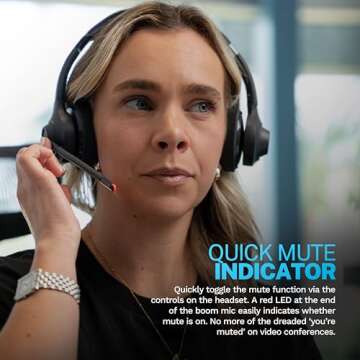 JLab Go Work Gen 2 Wireless Headset: 55+ Hours Playtime