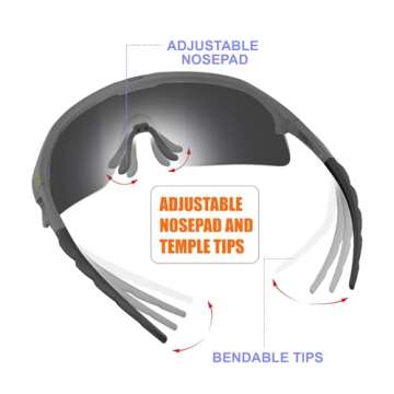 Living out your qool time Polarized Wrap Around shield cycling Sunglasses Men Women Golfing ski Triathlon Volleyball Running Baseball 118