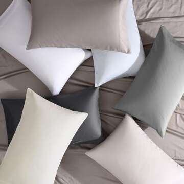 Luxury Vera Wang Queen Sheet Set - Soft Sateen Cotton