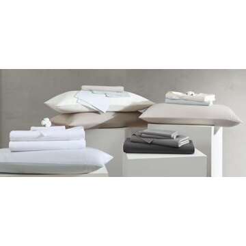 Luxury Vera Wang Queen Sheet Set - Soft Sateen Cotton