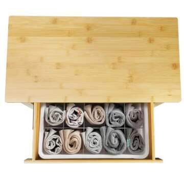 Goaste Bamboo Shoe Rack Bench, 3 Tier Shoe Storage Organizer with Drawer, Heavy-Duty Shoe Bench Seat for Entryway, Hallway, Bedroom, Balcony, Bathroom, Holds Up to 330 LBS