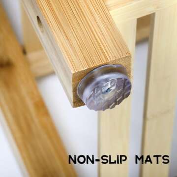 Goaste Bamboo Shoe Rack Bench, 3 Tier Shoe Storage Organizer with Drawer, Heavy-Duty Shoe Bench Seat for Entryway, Hallway, Bedroom, Balcony, Bathroom, Holds Up to 330 LBS