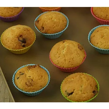 Mirenlife Colorful Mini Silicone Baking Cups for Muffins