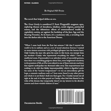 The Great Gatsby Original Edition 1925 Classic Novel