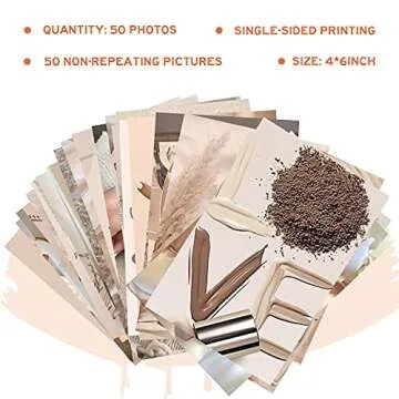 WOONKIT Beige Wall Collage Kit for Trendy Room Decor