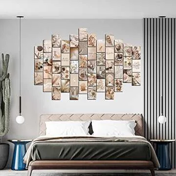 WOONKIT Beige Wall Collage Kit for Trendy Room Decor