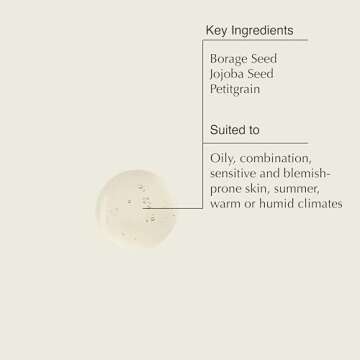 Aesop Lightweight Facial Hydrating Serum | Aloe Vera, Ylang Ylang & Panthenol | Soothes & Hydrates Oily, Sensitive Skin | Ideal for Warm or Humid Climates | 3.3 oz