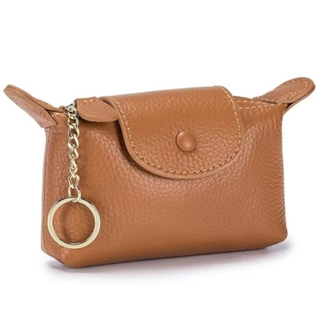 Women's Leather Coin Purse - Compact and Stylish Accessory