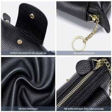 Chic Women's Leather Coin Purse for Stylish Organization