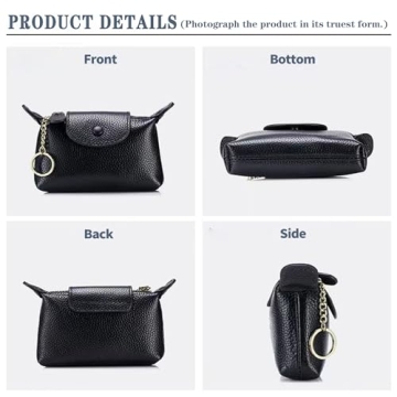 Chic Women's Leather Coin Purse for Stylish Organization