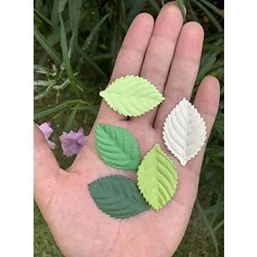 RATREE 888 Handmade Mulberry Paper Leaves Pack of 100
