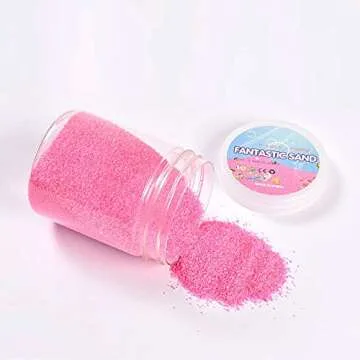 XIAOHONG 12 Pack Magic Sand, 4lbs - Atlantis Sand, Fantastic Sand Never Gets Wet Magic Sand - Amazing Hydrophobic Space Sand,Colored Play Sand Toys for Kids & Adults - 6 Colors