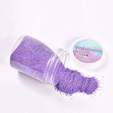 XIAOHONG 12 Pack Magic Sand, 4lbs - Atlantis Sand, Fantastic Sand Never Gets Wet Magic Sand - Amazing Hydrophobic Space Sand,Colored Play Sand Toys for Kids & Adults - 6 Colors