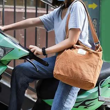 WantGor Large Tote Bag for Women Stylish Crossbody Handbag