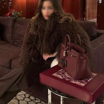 Women's Furry Warm Long Sleeve Coat Elegant High Street Jacket Fall Fashion O Neck Outerwear Casual ...