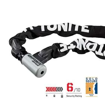 Kryptonite Kryptolok 915 Bike Chain Lock, 5 Feet Long Heavy Duty Anti-Theft Sold Secure Gold Bicycle...