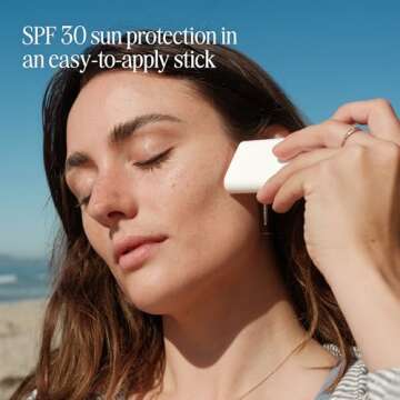 COOLA Organic Face Sunscreen SPF 30 Sunblock Lotion Stick, Dermatologist Tested Skin Care for Daily ...