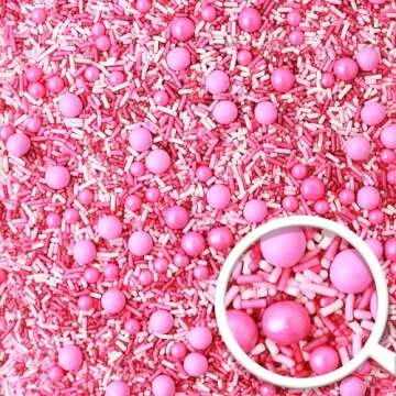Pink Ombre Sprinkles Mix for Birthday & Baby Shower