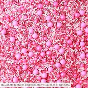 Pink Ombre Sprinkles Mix for Birthday & Baby Shower