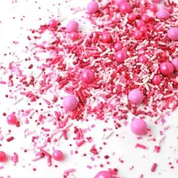 Pink Ombre Sprinkles Mix for Birthday & Baby Shower