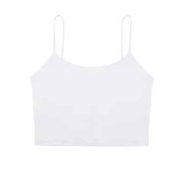 Reoria Women's Comfortable Seamless Crop Top for Summer Fashion