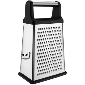 Spring Chef Professional Cheese Grater - XL Stainless Steel 4-Sided